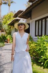 Chân váy 8 mảnh Linen tưng premium Cói Design