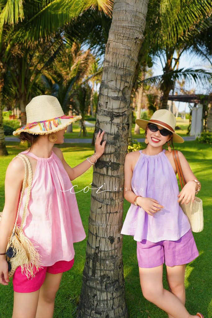 Áo yếm Linen tưng premium Cói Design