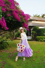 Chân váy tầng Linen tưng premium Cói Design