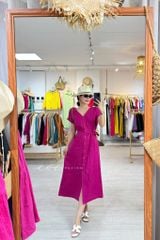 Đầm suông tt kèm belt linen tưng Cói Design