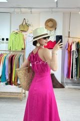 Đầm yếm Linen tưng premium Cói Design