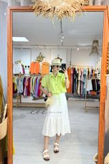 Chân váy bèo Linen tưng premiumCói Design