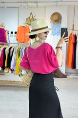 Chân váy rút dây linen tưng premium Cói Design