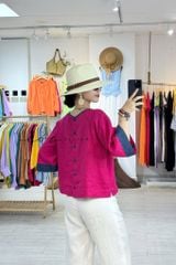 Áo Thêu tay Tú Uyên linen tưng premium Cói Design