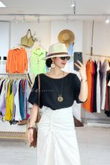 Áo cổ thuyền linen hàn Cói Design