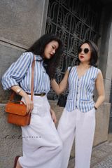 Áo gile linen hàn Cói Design
