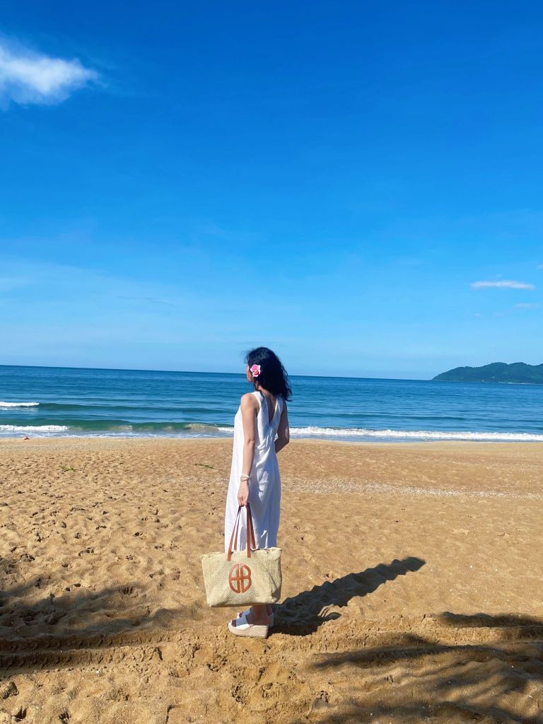Đầm suông xoắn lưng Linen tưng premium Cói Design