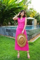 Chân váy gile linen tưng premium Cói Design