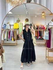 Chân váy tầng Linen tưng premium Cói Design