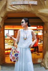 Áo sát nách nút bọc lưng nhiều màu linen tưng premium Cói Design