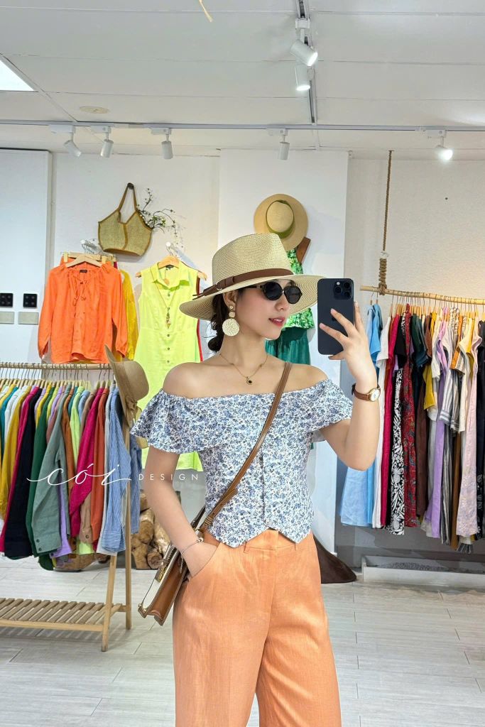 Quần suông linen tưng premium Cói Design