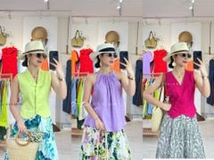 Chân váy tầng Linen tưng premium Cói Design