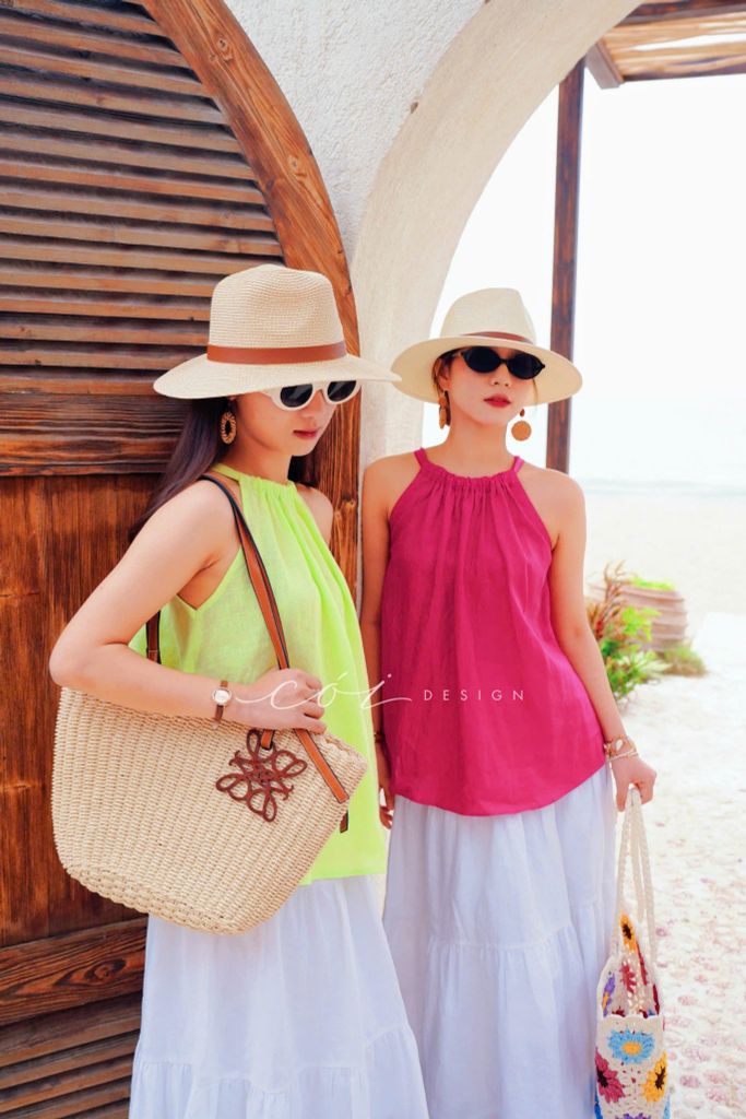 Áo yếm Linen tưng premium Cói Design