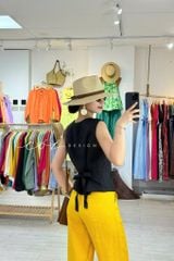 Quần suông linen tưng premium Cói Design