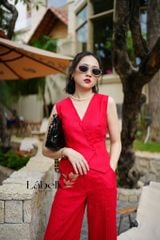 Áo Gile Nút Bọc Linen tưng premium Lá Belle