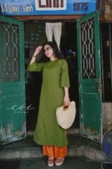 Quần suông linen tưng premium Cói Design