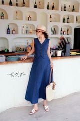 Chân váy 8 mảnh Linen tưng premium Cói Design