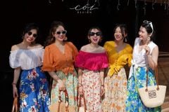 Chân váy tầng Linen tưng premium Cói Design