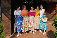 Chân váy tầng linen Cói Design