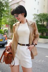 Áo blazer tay dài linen Cói Design