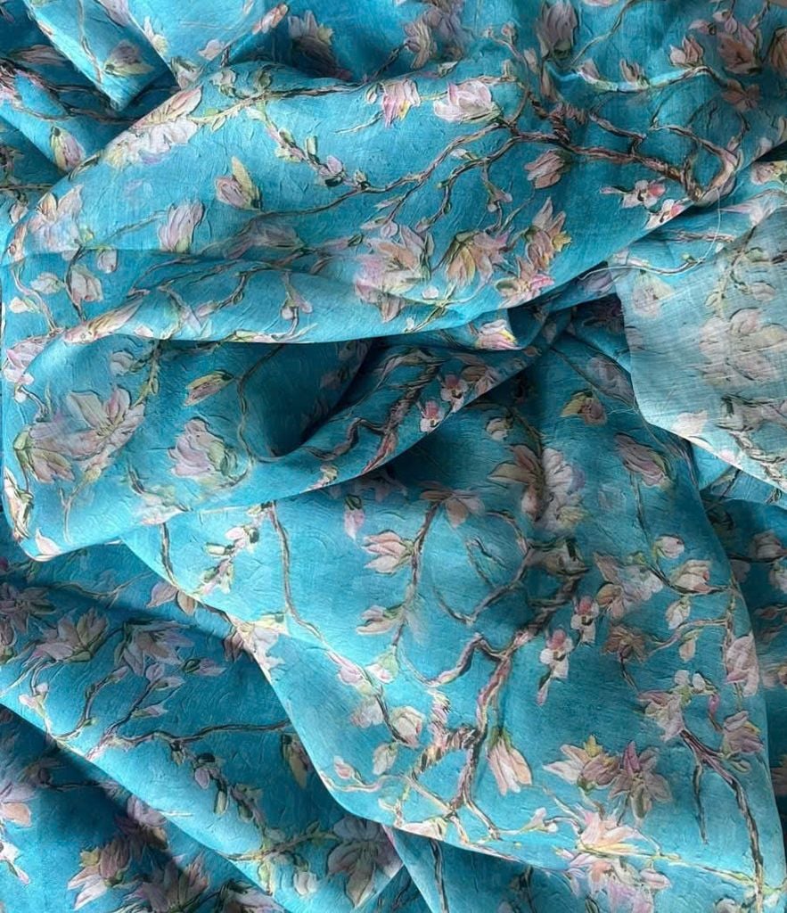 Áo dài sắc xuân Linen tưng premium Cói Design