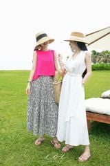 Chân váy tầng Linen tưng premium Cói Design