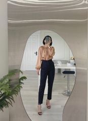 Quần ống đứng gold Cói Design