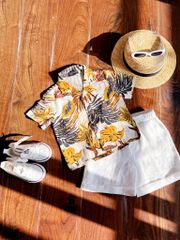 Áo danton em bé linen Kid Studio