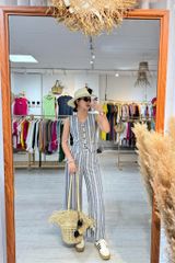 Áo Gile nút dừa Linen tưng Cói Design