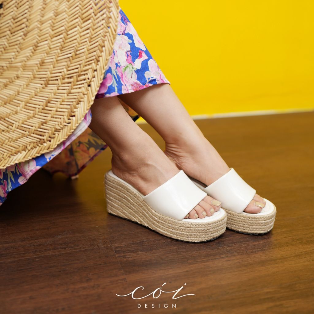 Dép đế xuồng Cói Design