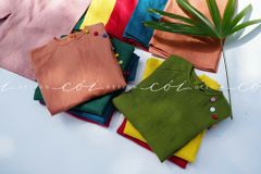 Set Áo Dài Bé Gái Sắc Xuân Linen Cói Design