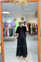 Áo sơ mi hàng nút đôi linen tưng premium Cói Design