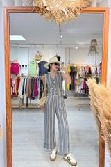 Áo Gile nút dừa Linen tưng Cói Design