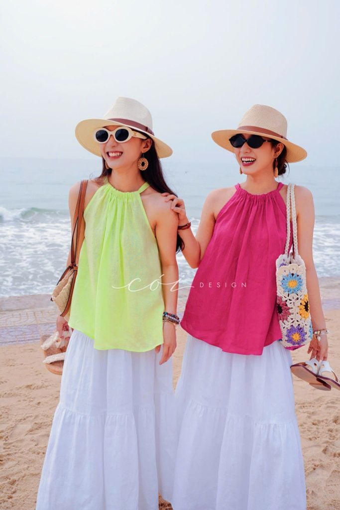 Áo yếm Linen tưng premium Cói Design