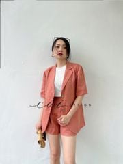 Áo blazer tay ngắn Cói Design