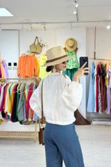 Quần suông linen tưng premium Cói Design