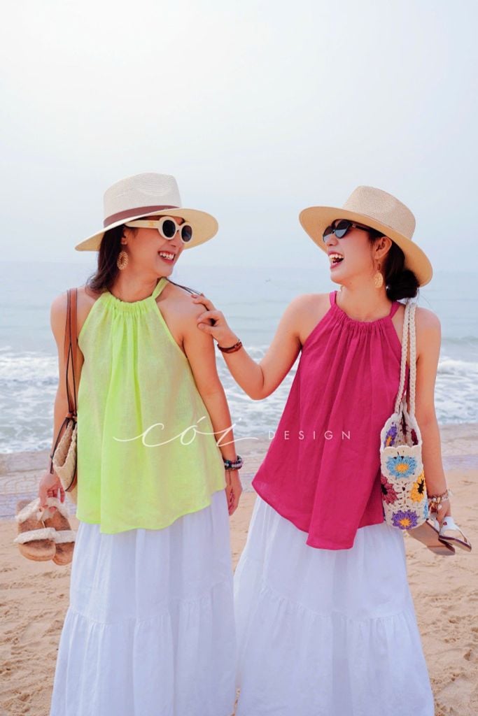 Áo yếm Linen tưng premium Cói Design