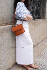 Áo sơ mi sọc linen Hàn Cói Design