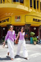 Áo gile phối dây linen tưng premium Cói Design