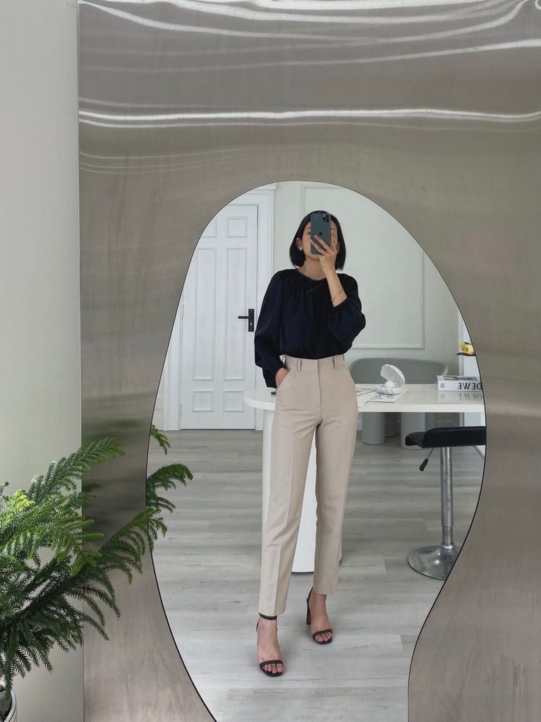 Quần ống đứng gold Cói Design