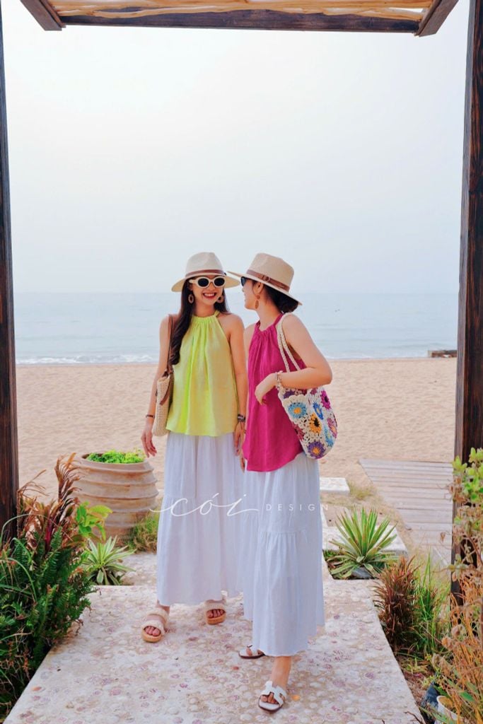Áo yếm Linen tưng premium Cói Design
