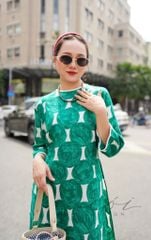 Set Áo Dài Sắc Xuân kèm quần suông Cói Design