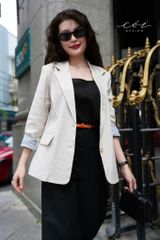 Áo blazer tay dài linen Cói Design
