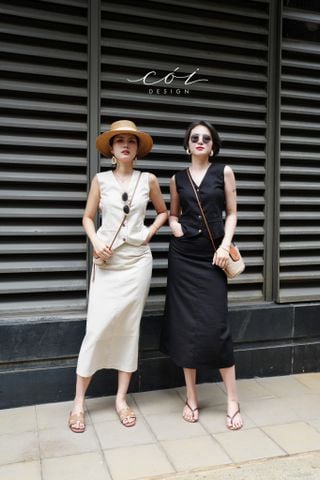 Chân váy gile hàn Cói Design