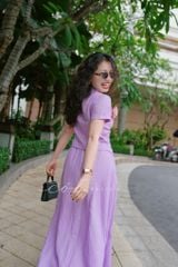 Chân váy suông lưng thun linen tưng Cói Design
