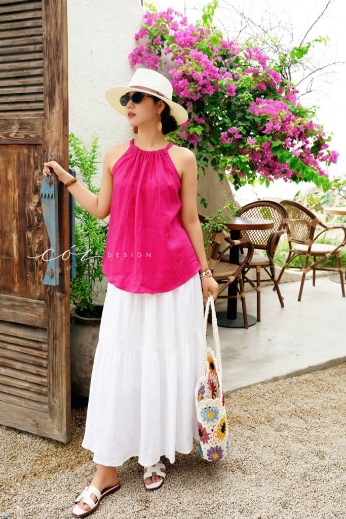 Áo yếm Linen tưng premium Cói Design