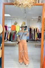 Quần suông linen tưng premium Cói Design