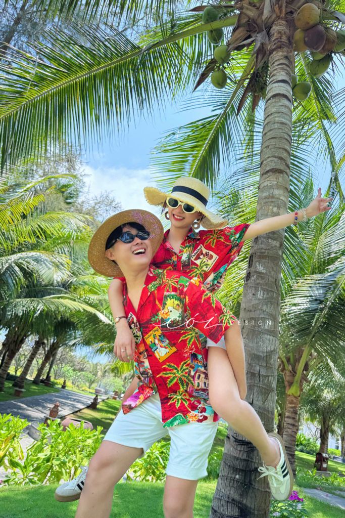 Áo sơ mi croptop rút dây linen tưng Cói Design