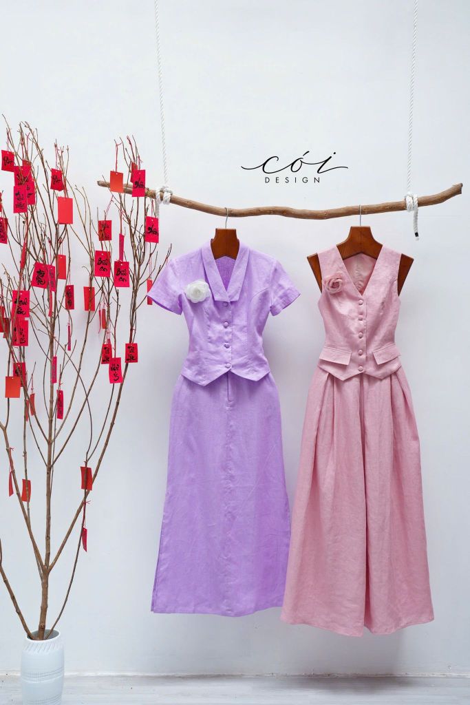 Áo cổ cánh én tay ngắn Linen tưng premium Cói Desgin