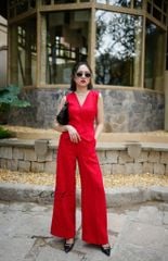 Quần suông ly giữa Linen tưng premium Cói Design